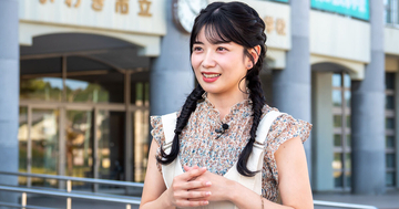 福島出身のアイドル・高萩千夏さんが案内役を務めるJ:COM「震災アーカイブ」新作の撮影に密着