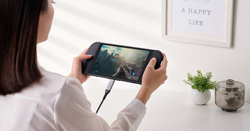 PCやゲーム機のUSB-C／USB-Aポートから有線でネット接続できる変換ケーブル