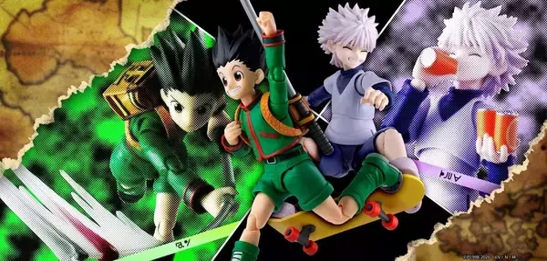 『HUNTER×HUNTER』S.H.Figuartsゴン＆キルアのハンター試験編オプションパーツセットが登場!