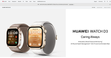 ファーウェイから血圧測定スマートウォッチ「WATCH D3」、運動前後の測定に対応