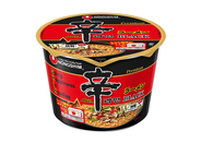 「辛ラーメン ブラック」が電子レンジ調理対応品にリニューアル - もちもち食感の麺に濃厚＆旨辛なWスープ