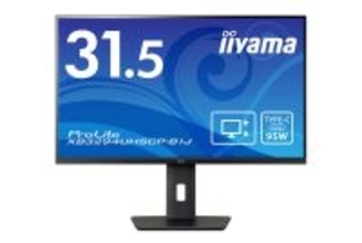 マウスコンピューター、31.5型4K液晶ディスプレイ「ProLite XB3294UHSCP-B1J」
