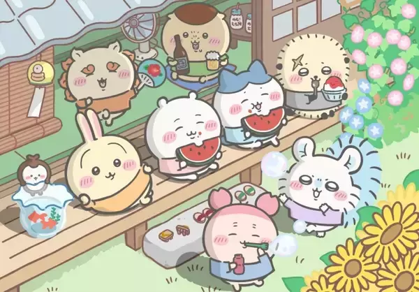 『ちいかわ』夏を楽しむエニマイくじ、流しそうめん機やジオラマフィギュアなど一部賞品を公開 -「最高じゃん!!!!」「沼りそう」と話題