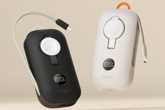 Apple Watch充電器とUSB-Cケーブルを内蔵したモバイルバッテリー、ベルキンから