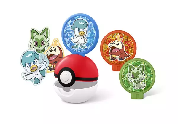 【マクドナルド】ハッピーセットに「ポケモン」が登場 - ピカチュウ・イーブイのモンスターボールローラーなど全12種類