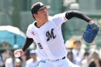 「ストレートえぐ」「1軍でもやれそう」ロッテのドラ1、最速158キロ右腕が着々成長！　ファームで快投「登板ごとに良くなってる」