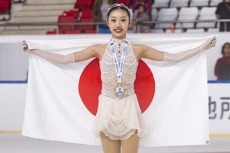 「まじでジュニア？」女子フィギュア界に現れた16歳“新星”が「圧倒的な演技を見せて完全優勝！」ファン感動「すてきでした」