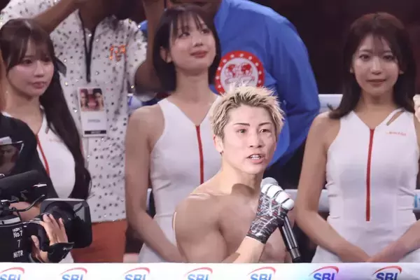 「即、フォローさせて頂きました！」井上尚弥の世紀の一戦を彩った元看護師ラウンドガール、ショートカット美女にネット注目「ダメだよ　選手たちより目立ってしまっては」