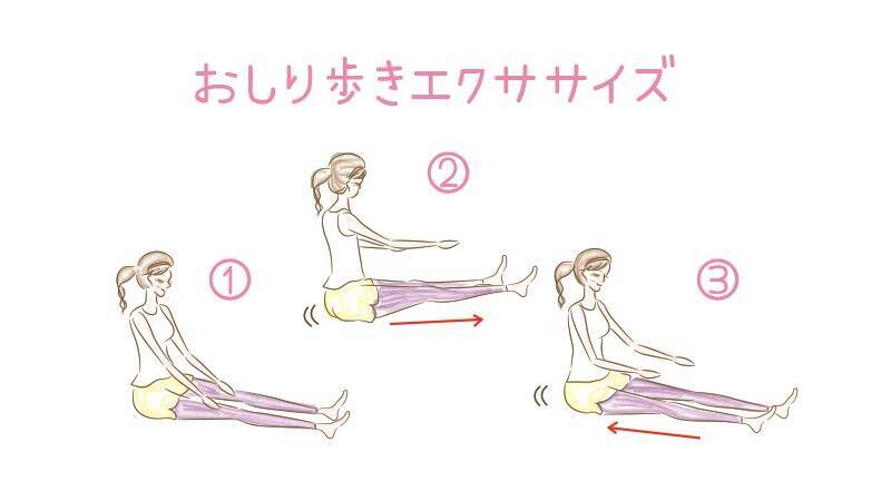 おしり歩きで下半身引き締め 21年7月27日 エキサイトニュース