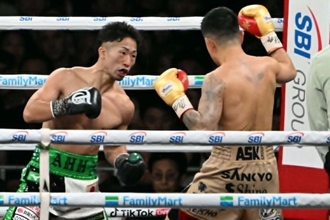 渾身アッパーに東京ドームが熱狂！　井上拓真が初防衛　伝説・井岡一翔から2度のダウンを奪って“至高の技術戦”を制す「すごく楽しい戦いでした」