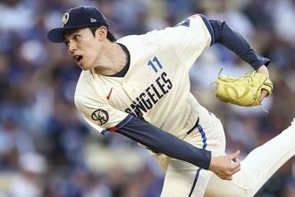 佐々木朗希、渡米後の先発登板で“最高の球速”…160キロ超え直球に米記者も称賛　6回途中1失点7奪三振