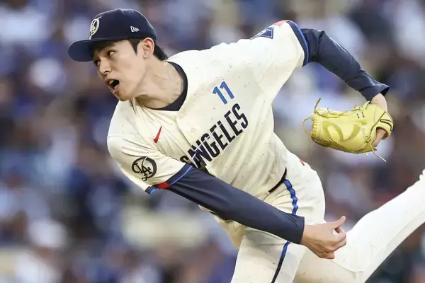 佐々木朗希、渡米後の先発登板で“最高の球速”…160キロ超え直球に米記者も称賛　6回途中1失点7奪三振