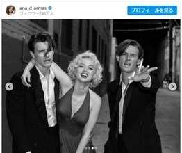 アナ・デ・アルマス、マリリン・モンローを演じる映画『ブロンド』の舞台裏写真公開