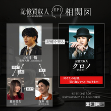 STARTO発の縦型ショートドラマ『エスドラ』堂本光一主演「記憶買収人」に前田旺志郎、莉子が出演！