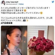 戸田恵梨香、34歳の誕生日　美しい横顔に「本当にきれい」「憧れる」の声続出