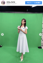 “日本一強い女子アナ”堀江聖夏、清楚ワンピース姿も　発達した“部位”に反響「凄い！」