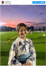 美女プロボディボーダー27歳、浴衣姿に絶賛の嵐「相変わらず美しい」