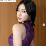 「王林、タイトなノースリーブ姿が「美しすぎ」「スタイル抜群」「ライン綺麗」と絶賛の声」の画像1