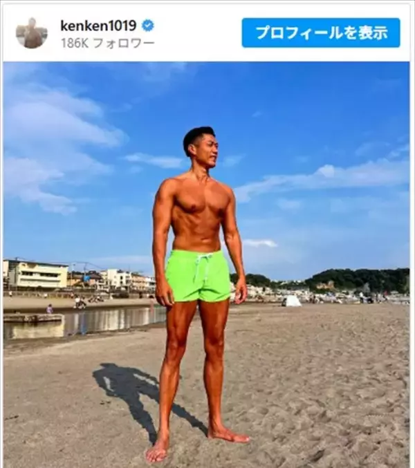 金子賢、49歳の誕生日を迎え近影公開　バッキバキに仕上がった肉体に「若い」「カッコよすぎです！」