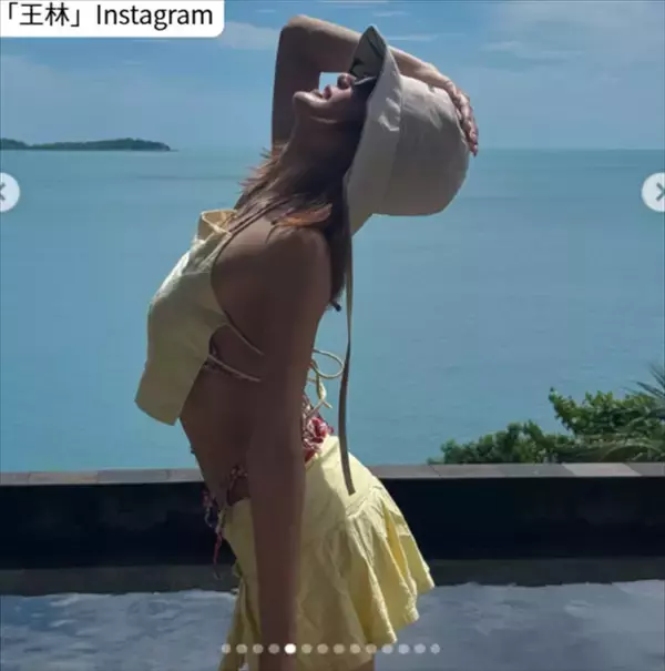 王林、スタイル抜群！　ビーチを満喫する姿にネット衝撃　多数の「いいね！」集まる