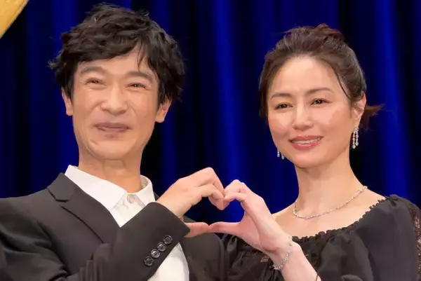 井川遥、堺雅人は「優秀な生徒さんみたいな感じ」　撮影中に2人で体操