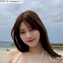 “現役の看護師”グラビアアイドル、ビーチでサービスショット「美しすぎる」「スタイル抜群」　ウエスト58cm