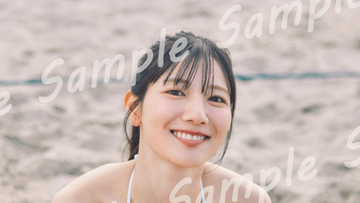 日向坂46・河田陽菜2nd写真集『テイクオフ』水着姿でビーチバレー満喫! 封入特典絵柄公開