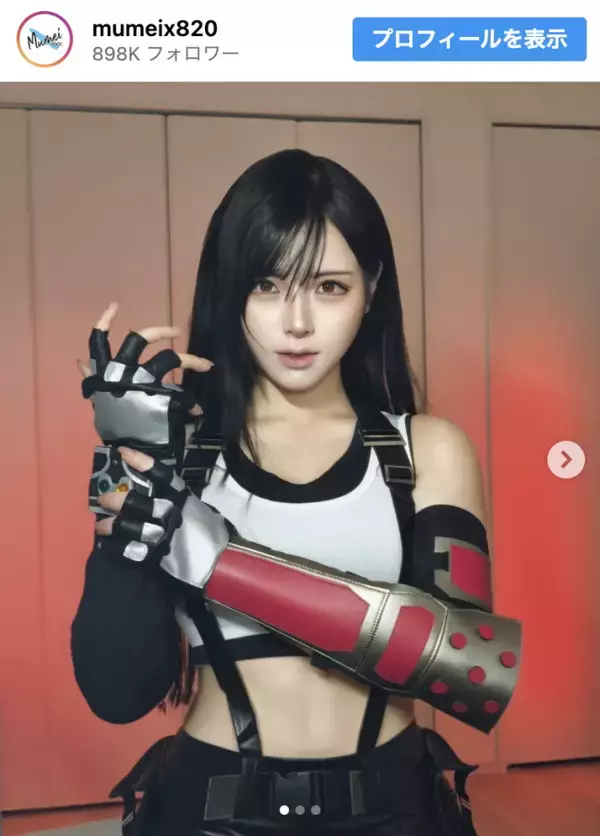 「完成度高すぎる」人気インフルエンサーのFF7「ティファ」再現度が異次元「ホンモノかと」「スタイル良すぎ」