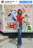 「「スタイル最高」「脚長美人」元NHKアナ・中川安奈、カジュアルなジーンズコーデに反響」の画像1