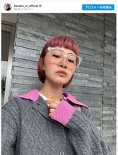 村上佳菜子、髪をピンクに染め印象ガラリ「とてもオシャレ」「似合ってる」と反響