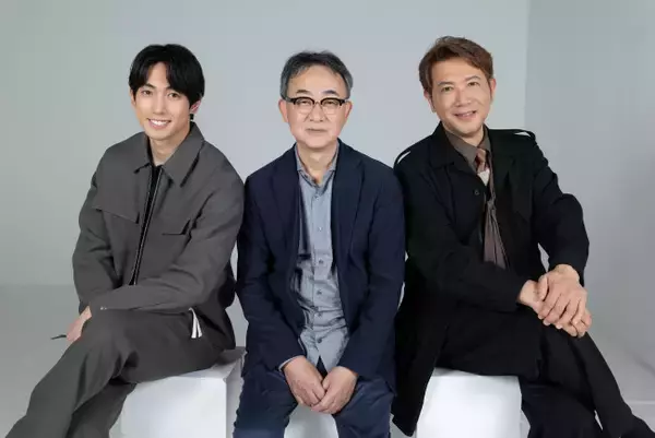 “ミュージカル好き”池井戸潤「よりにもよって、あの『民王』を？」　自作初の舞台化への思いを有澤樟太郎＆別所哲也と語る