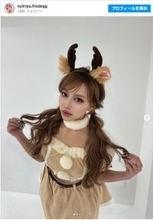 『ラヴ上等』で人気のギャル、トナカイギャル姿がかわいい！