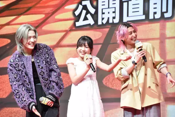 佐久間大介「世界でバズりたい！」主演映画TikTokが大反響　公開直前イベントでNCT中本悠太とダンス対決