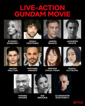 「ガンダム」シリーズ初の実写映画が製作開始　キャスト11名公開