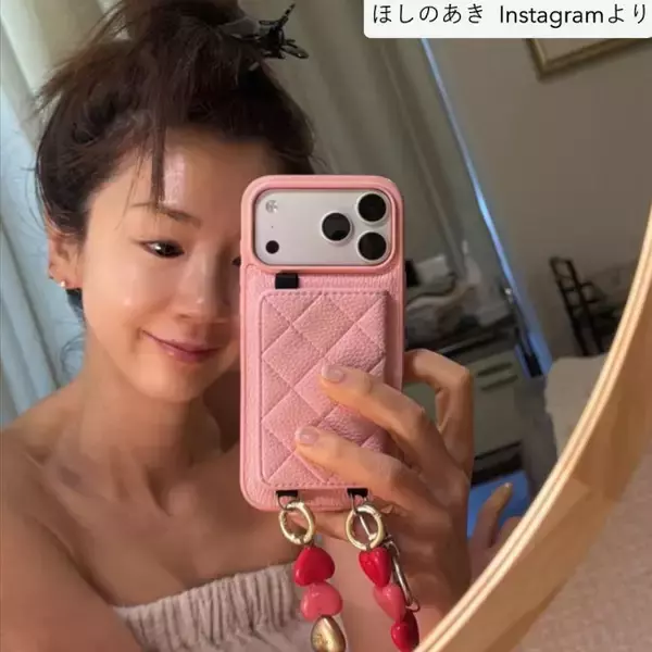 ほしのあき、48歳の近影が美しすぎ！　“抜群のプロポーション”にネット衝撃　夫は13歳年下＆1児の母