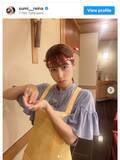 「鷲見玲奈、迫真の顔でねじり鉢巻き“寿司職人”風ショットに「可愛い」の声」の画像1
