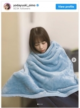 乃木坂46・与田祐希、毛布にくるまるスヤスヤショット　「かわいすぎる」「天使」の声
