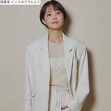 「元フジアナ・渡邊渚、スタイリッシュな白コーデで美スタイル全開　ポーズもクール」の画像1