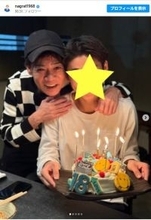 名倉潤、18歳成人の長男を祝福　サプライズ受け思わず号泣「泣きました」