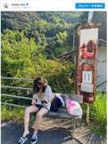 「今田美桜「ラフな感じたまらん」Tシャツ＆サングラスの最新ショットに反響「脚長〜」「惚れます」」の画像1