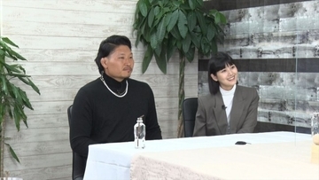 “笑わない男”ラグビー・稲垣啓太、妻・新井貴子とテレビ初共演　鉄の仮面がみるみる剥がれる