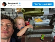 バリー・コーガン、そっくりな息子とのレア写真をシェア
