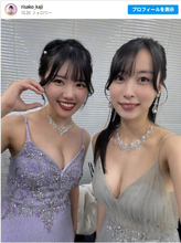 今季からMリーグレポーター美女、ラグジュアリーなドレス姿に反響