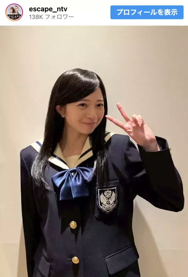桜田ひより、麗しの黒髪制服ショットが違和感なし「なんだこの天使は」