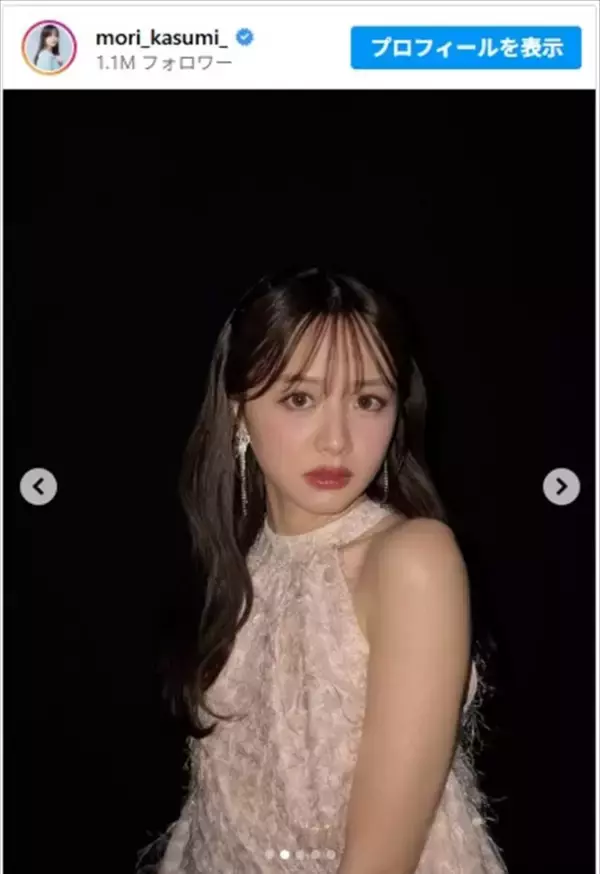 森香澄、ガルアワオフショで美肩ちらり「めっちゃきれい！」「日本代表のかわいさですわ」