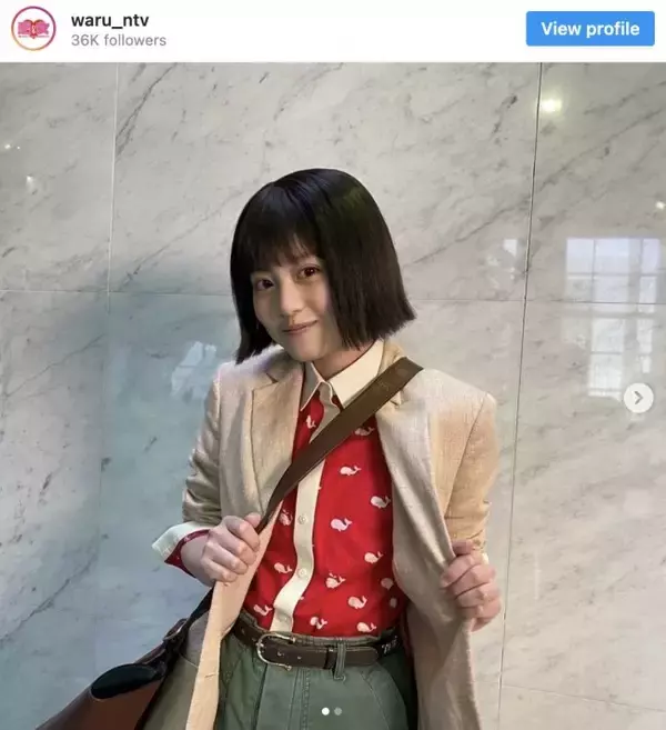 「『悪女（わる）』“麻理鈴”今田美桜のファッションコーディネートに「かわいい」の声」の画像