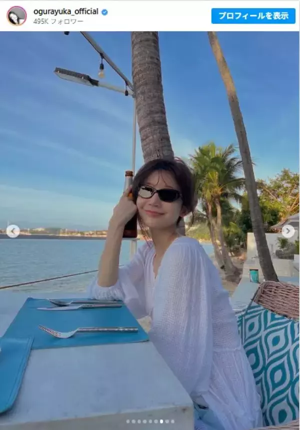 生放送で降板直訴から6年…人気グラドルがバカンス中の姿を公開