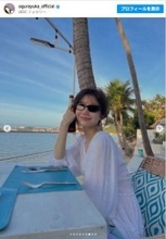 生放送で降板直訴から6年…人気グラドルがバカンス中の姿を公開