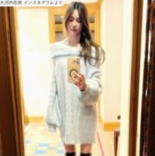 54歳美魔女モデル・大河内志保、ミニスカワンピ×ニーハイブーツ姿が「スタイル抜群」　元夫は新庄剛志