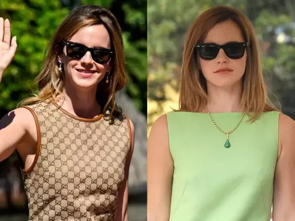 エマ・ワトソン、グッチ＆グリーンのミニドレスで初参加のヴェネチアを魅了